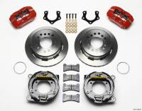 Wilwood Dynapro Low-Profile 11.00in P-Brake Kit - Red Mopar/Dana 2.36in Off w/Snap Ring Bearing - 140-11395-R
