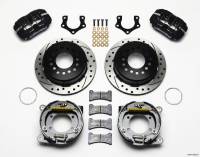 Wilwood Dynapro Low-Profile 11.00in P-Brake Kit Drilled Mopar/Dana 2.36in Off w/Snap Ring Bearing - 140-11395-D