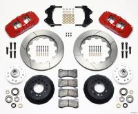 Wilwood AERO6 Front Hub Kit 14.00-Red WWE ProSpindle - 140-10641-R