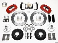 Wilwood Narrow Superlite 6R Front Hub Kit 12.88in Red 1968-1969 Mustang Disc Spindle - 140-10219-R
