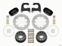 Wilwood Dynapro Lug Mount Single Rear Dynamic Kit SA Drilled M-W/Lamb Ends .690in Studs - 140-12551-D