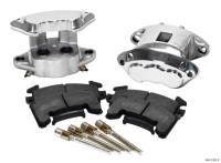 Wilwood D154 Rear Caliper Kit -Polished 1.12 / 1.12in Piston 0.81in Rotor - 140-12102-P