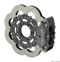 Wilwood Billet Narrow Dynalite Radial Mount Rear Inboard Sprint Kit 11.75in SuperAlloy Vented Rotor - 140-15345