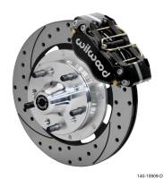 Wilwood Dynapro 4R Front Kit 11.75in SPR Drilled and Slotted Rotors - Black - 140-15909-D