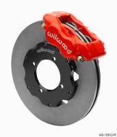 Wilwood Dynalite Front Big Brake Kit 11.00in ULHP-30 Vane Plain Face Rotors - Red - 140-15912-R