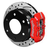 Wilwood 63-87 C10/C15 DynaPro FDPLP Red Calipers 11in x .81in D/S Rotors 6-Lug Rear Disc Brake Kit - 140-16711-DR