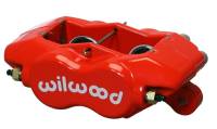 Wilwood Caliper-Forged Dynalite-Red 1.75in Pistons 1.10in Disc - 120-13846-RD