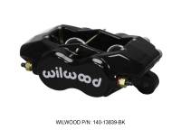 Wilwood Caliper-Forged Dynalite-Black 1.38in Pistons .81in Disc - 120-13839-BK