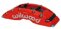 Wilwood Caliper-TC6R-Red 1.88/1.62/1.62in Pistons 1.38in Disc | 120-14319-FSR