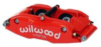 Wilwood Caliper-BNSL4R-Red 1.25in Pistons 1.10in Disc | 120-8062-LRD