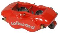 Wilwood Caliper-Forged Dynalite w/Dust Seal-Red 1.38in Pistons .81in Disc - 120-14446-RD