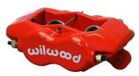 Wilwood Caliper-Forged Dynalite-Red 1.62in Pistons .81in Disc - 120-13842-RD