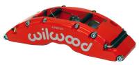 Wilwood Caliper-TC6R-Red 1.88/1.62/1.62in Pistons 1.38in Disc | 120-14320-RSR
