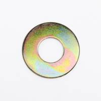 Wilwood Washer .441in ID 1.003in OD .030in Thick - Steel/Zinc/Type II/Gold - 240-1848