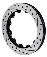 Wilwood Rotor-SV-SRP 72 Iron-LH-BLK-Drill 14.00 x 1.25 - 12 on 8.75in - 160-8397-BK
