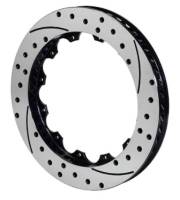Wilwood Rotor-SRP48 SPC-37-LH-BLK-Drill 12.88 x 1.10 - 12 on 8.75in - 160-13544-BK