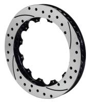 Wilwood Rotor-SRP48 SPC-37-LH-BLK-Drill 12.44 x 1.19 - 12 on 7.00in - 160-12158-BK