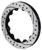 Wilwood Rotor-SV-SRP 72 Iron-RH-BLK-Drill 14.00 x 1.10 - 12 on 8.75in - 160-8400-BK