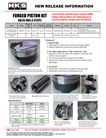 HKS Lightweight Short Piston Pin Set D21 L56 - 21005-AK009