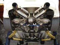 HKS 03-07 G35 Dual Hi-Power Ti Tip Catback Exhaust (SUS304 NO COATING) - 32009-BN002
