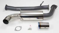 HKS RX8 75mm Single Ti-Tip Hi Power Cat-back Exhaust (SUS304 NO COATING) - 31006-BZ001