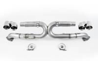 AWE Tuning 991 Carrera Performance Exhaust - Chrome Silver Tips - 3015-32044