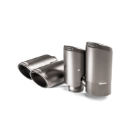 Akrapovic 2018+ Porsche Cayenne V6 (536) Tail Pipe Set (Titanium) - TP-T/S/23