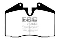 EBC - EBC 89-95 Ferrari 348 3.4 Redstuff Front/Rear Brake Pads (Axle Set Only) - DP3612C