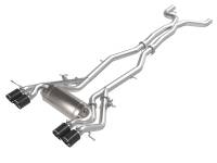 aFe MACHForce XP Exhausts Cat-Back SS 19-21 BMW M2 Competition L6-3.0L w/Carbon Tips - 49-36351-C