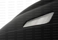 Seibon 10-11 VW Golf GTI 5K/MK6 TM Carbon Fiber Hood w/ Shaved Emblem - HD1011VWGTIB-TM