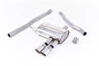 Milltek Sport Non-Resonated Cat-Back Exhaust System, Polished Tips for F56 MINI Cooper S (U.S. Spec) SSXM411