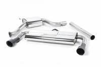 Milltek Sport Cat-Back Exhaust System w/ Rear Silencer (Quieter) & Ceramic Black Tips for VW MK7 GTI SSXVW229