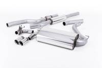 Milltek OE-Style Twin Outlet Resonated Exhaust, Polished Tips, for Auto Trans SSXBM1008
