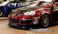 Eurogear - EuroGEAR VW Jetta, GTI MKV Carbon Splitter (Street)