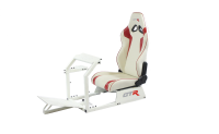 GTR Simulator - GTR Simulators GTA™️ Model Simulator Frame & Adjustable Racing Seat – Color Options Available Alpine White Majestic Black