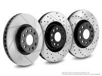 NM Engineering 259mm Rear Slotted & Drilled Rotor Set