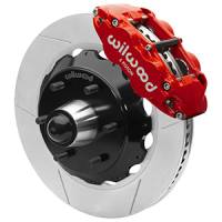 Wilwood 63-87 C10 FNSL6R Front Big Brake Kit 14in slotted 6x5.5 BP for drop spindles - Red - 140-16458-R