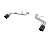 aFe POWER MACH Force-Xp 2.5in Axle-Back Exhaust System 16-20 Chevrolet Camaro SS V8 6.2L - Black - 49-44118-B