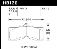 Hawk Performance ER-1 Disc Brake Pad | HB126D.505