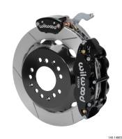 Wilwood Narrow Superlite 4R-MC4 Black Rear Kit 12.88in Slotted Rotor 88-96 Chevy Corvette C4 - 140-14883