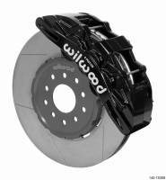 Wilwood SX6R Front Brake Kit 14in GT Slotted Black 05-13 Chevy Corvette - 140-15309