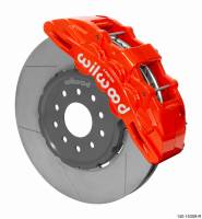 Wilwood SX6R Front Brake Kit 14in GT Slotted Red 05-13 Chevy Corvette - 140-15309-R