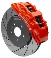 Wilwood SX6R Front Brake Kit 15in SRP Slotted/Drilled Red w/ Lines 14+ Chevy Corvette C7 - 140-15743-DR