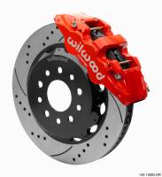 Wilwood 18-25 Jeep JL AERO6 Front Hat Kit 14.00 Red SRP w/Lines - 140-15892-DR
