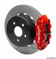 Wilwood Superlite 4R Rear Brake Kit 14.00 Red 2018-Up Jeep JL w/Lines - 140-15930-R