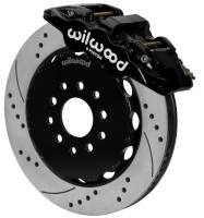 Wilwood AERO6 Front Big Brake Kit 14.00in Drilled Black Rotor - 97-13 Chevrolet Corvette C5/C6/Z06 - 140-15705-D