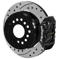 Wilwood Chevrolet 7-5/8in Rear Axle Dynalite Disc Brake Kit 12.19in Drill/Slot Rotor Blk Caliper - 140-16445-D