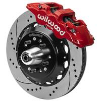 Wilwood Aero6R/ST Front Big Brake Kit 14in D/S Red Powder Coat 79-88 Chevrolet Monte Carlo - 140-16246-DR