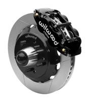 Wilwood Superlite 6R Front Brake Kit for 63-87 Chevy C10 Prospindle 13.06 in Diameter Black Calipers | 140-15941