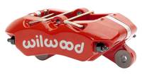 Wilwood Caliper-Forged Dynapro 5.25in Mount/ 4 - 1.98in Pistons/ .81in x 13.06in. Rotor - Red - 120-15585-RD
